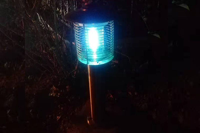 草坪滅蚊燈基礎固定與安裝注意事項